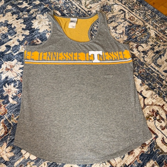 Creative apparel WMN tank top shirt gray orange tn vols Tennessee vols UT vols M - Picture 2 of 10